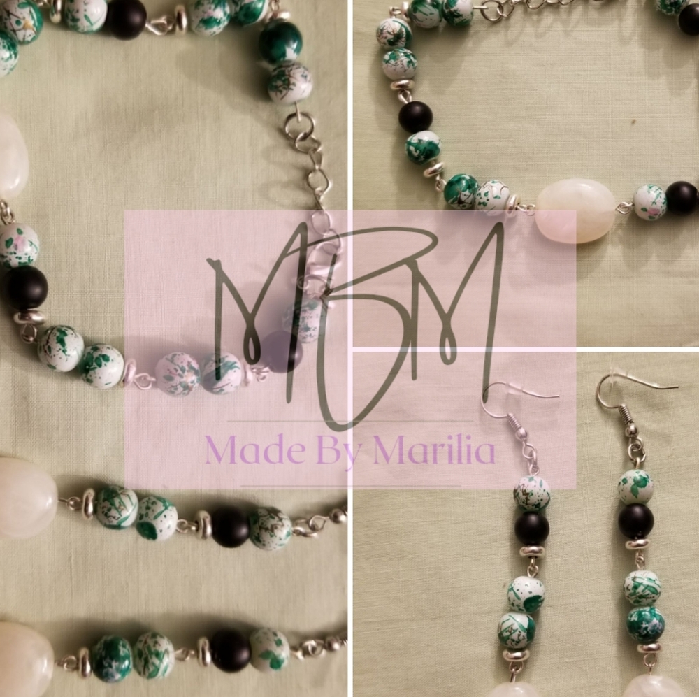 Handmade Bracelet and Earrings